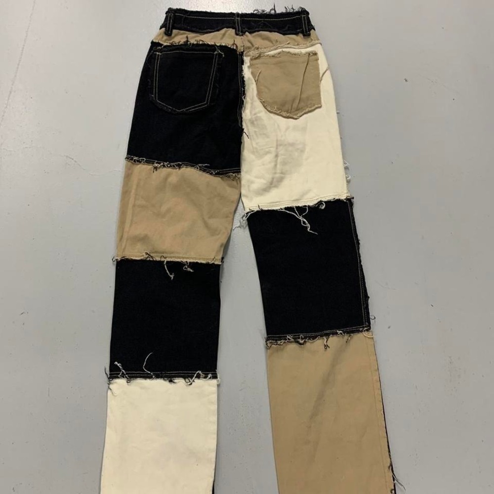 Patchwork Denim Jeans 24x28.5
